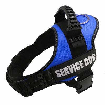 China Padded No Pull Dog Reflective Vest Breathable Adjustable Pet Harness For Outdoor Walking Safety Pet Harness Nylon Support No for sale