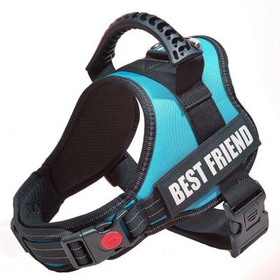 China Reflective Padded Safety No Pull Control Handle Dog Harness Arneses Para Perros for sale