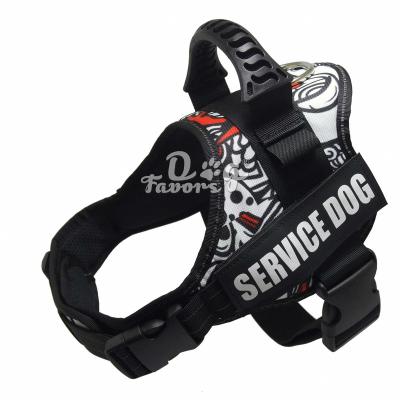 China Reflective Comfortable Range Custom Large Padded Adjustable No Pull Dog Harness for sale