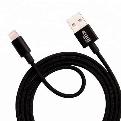 China Best Durable Nylon Braided Selling MFi 1m Aluminum Alloy 2.4A Nylon Braided Shell For iPhone Cable for sale