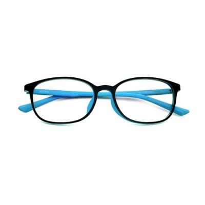 China TR90 Mellan Eyeglasses Frames New Retro Flat Fashion Glasses Mirror Anti Blue Light Glasses for sale