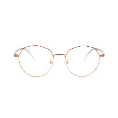 China Wholesale Factory Price Classic Optical Glasses Round Metal Monocle Glass Eye Wear Eyewear Lightweight Frames Optical Sight for sale