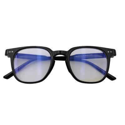 China To Reveal Anti Ray Promotion Glasses Classic Retro Blue Frame Glasses Lightweight Black Glass Block Blue Computer Glasses for sale