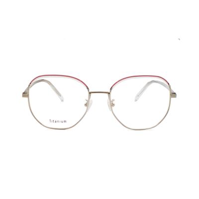 China Design luxury pure titanium logo eyeglasses frame factory eye glass optical frames for eye glasses for sale