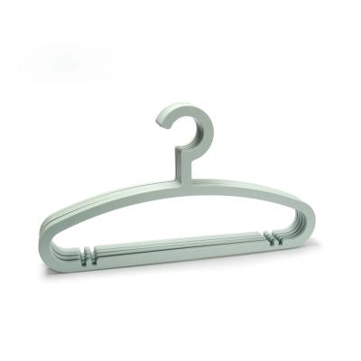 China Simply Multifunctional Modern Daily Use I KNOW Plastic Coat Hanger for sale