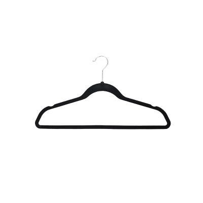 China China modern store non-slip seamless for clothing store velvet hanger for sale