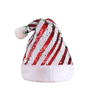 China Christmas 2021 BQW Christmas Hats Christmas Costumes Halloween Party Costumes Color Glitter Christmas Hats for sale