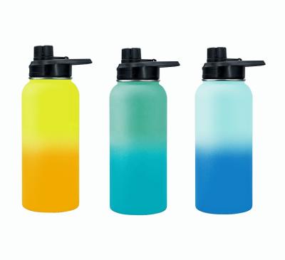 China Good Minimalist Powder Coating Thermal Bottle Double Wall Vacuum Insulated Bottle Stainless Steel Water Bottles for sale