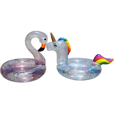 China Eco-Friendly PVC Pool Float For Adults Unicorn Flamingo Swim Floats Swimming Ring Ride On Party Toys For Boys Girls Summer Beach Supplies for sale