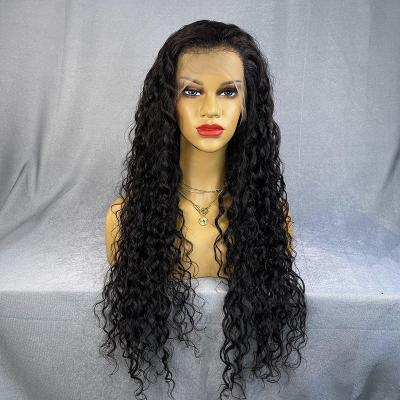 China Natural Wave Skuld Water Wave Wigs 4x4 13x4 360 Lace Wig for sale