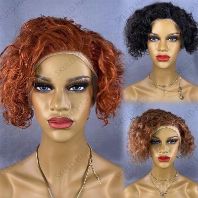 China Pixie Wigs Skuld Short 13x4 Lace Front Wigs Short Pixie Cut Hair Wig For Color Women Drop Shipping Wholesale for sale