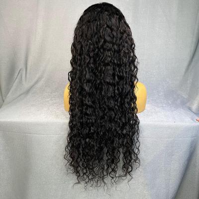 China Human Hair Skuld Wave Hair Water Wave Wigs 4x4 13x4 Brazilian 360 Full Lace Wigs Natural Loose Deep Wave Wigs Drop Shipping Wholesale for sale