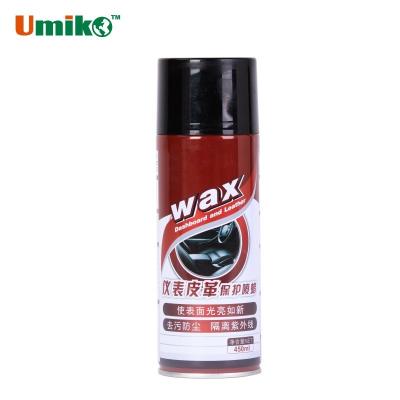 China Car Dashboard Car Polish Spray Leather Cleaning Anti UV Car Interior Cleaning Wax for sale