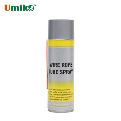 China Heavy Duty Synthetic Lubricating Oil Corrosion Protection Wire Rope Lubricant Spray for sale