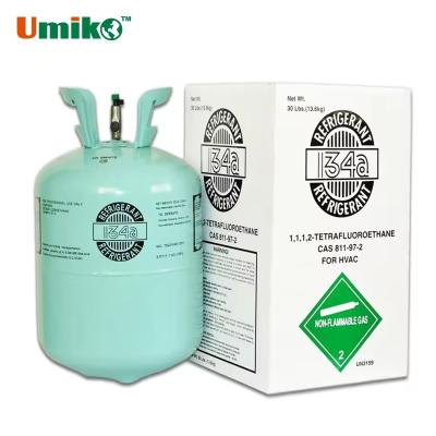 China Energy Efficiency HFC 134a Refrigerant Non Flammable Air Conditioner Refrigerant Gas for sale