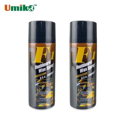 China High Stability Car Polish Spray Leather And Dashboard Car Wax Spray for sale