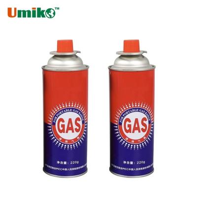 China Long Lasting Butane Fuel Gas Canisters Convenient For Easy Cooking for sale