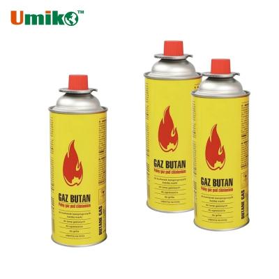 China Eco Friendly Butane Fuel Gas Canisters Gas Butane Can For Camping And Cooking for sale