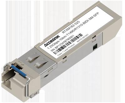 China Gigabit Ethernet 1.25G SFP BIDI 1310/1490nm 10km Fiber Optic Transceiver Module for sale