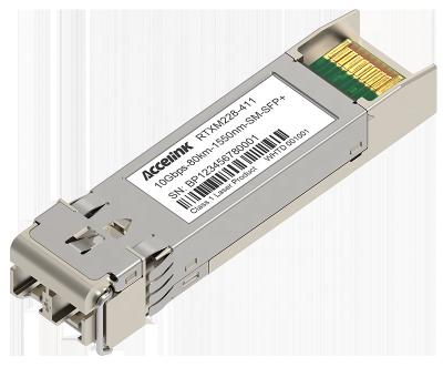 China Gigabit Ethernet 10G sfp+ Optical Zr Transceiver 80km SFP Transceiver Module Compatible with Cicso H3C HUAWEI for sale