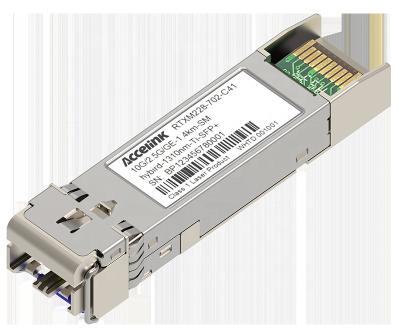 China Single mode 1310nm LC 1.4km SFP+ wireless fiber optic front-carrying 10G transceiver module for sale