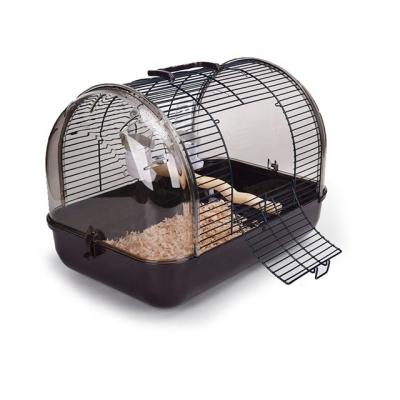 China Fashion Small Metal Parrot Bird Cage Transparent Wholesale Pet Supplies Portable Breathable Bird Cages for sale