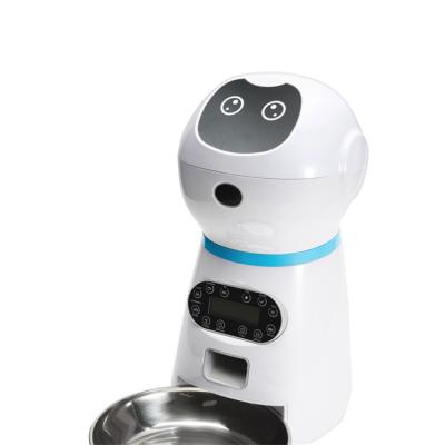 China Hot Selling Automatic Smart Automatic Pet Feeder Easy Operation Pet Food Dispenser Feeder for sale