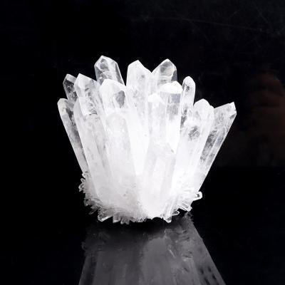 China Gray Green Crystal Cluster For Crystal Specimen Crafts Healing Stones Natural Ornament China White Yellow Home Decoration for sale