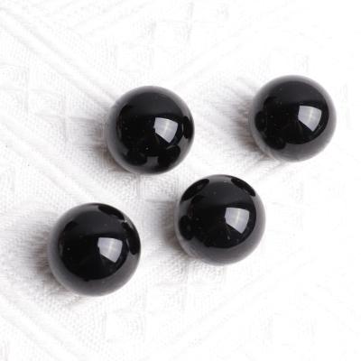 China Natural Clear Crystal Black Obsidian Sphere For Healing Various China Different Size Gemstone Home Decoration&Gifys for sale