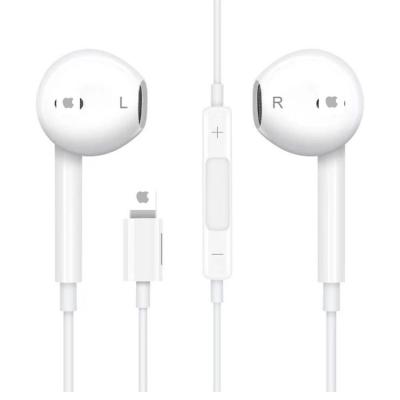 China Hot Sale Lightning Earphone Cable Airbuds Earphone With OEM And ODM Band Bass Earbuds For Call Mic Factory Direct Supply for sale