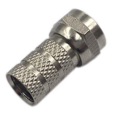 China RF RG6/RG59/RG58 Twist On Male F Type Connector for sale