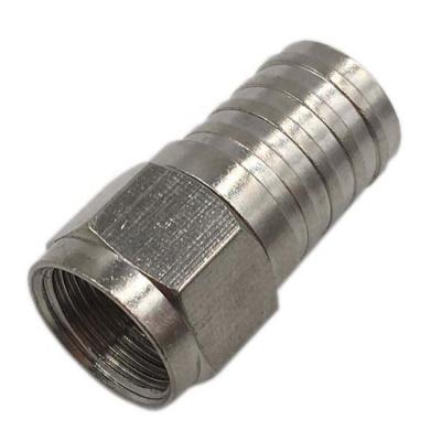 China RF RG58 RG59 RG6 Coaxial Copper Crimp F Type Connector for sale