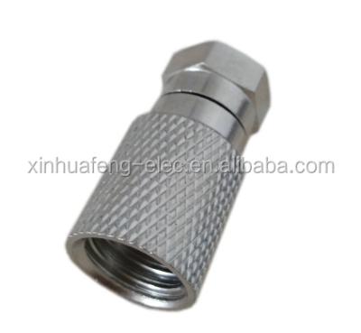 China RF Copper RG11 Twist On F Connector for sale