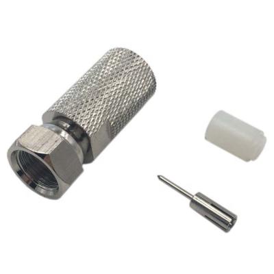 China RF twist on RG11 F connector for sale