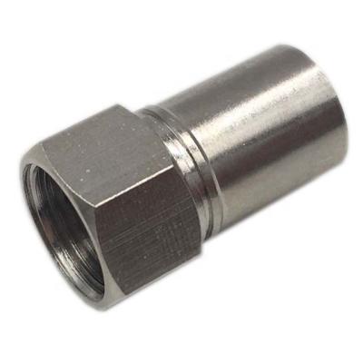 China RF RG6 RG59 Coaxial Crimp F Male Connector for sale