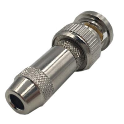 China New Type Brass Male BNC Flange Lock Connector For CCTV for sale