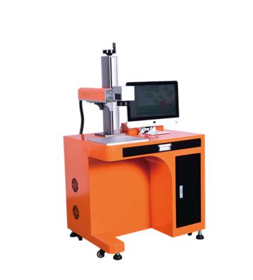 China Laser Marking Cooling Top Quality Wind Fiber Laser Marking Machine With Static for sale