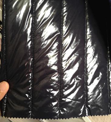 China Water Resistant Waterproof Double Side Nylon Taffeta Quilting Fabric With Soft Polyester Wadding For Winter Coat for sale