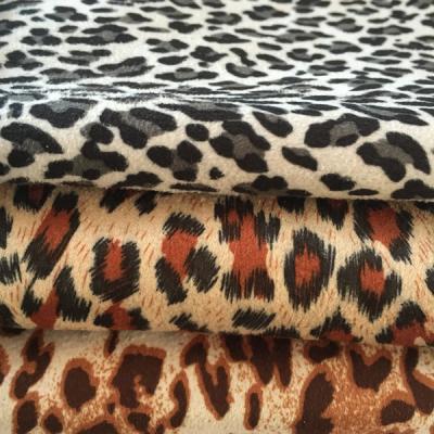 China Custom Thick Windproof Leopard Print Fabric Waterproof Windproof Fleece Fabric For Throws for sale