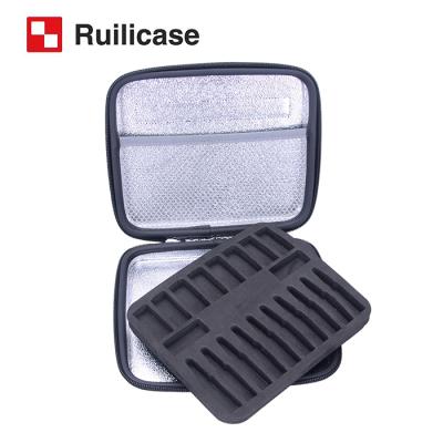 China Waterproof High Quality Custom Eva Hard Insulated Insulin Travel Cooler Case Custom Cooling Hard Eva Case for sale