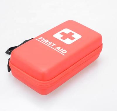 China Can be used for outdoor first aid situation Factory Custom Design PU Red Leather Mini First Aid Kit for sale