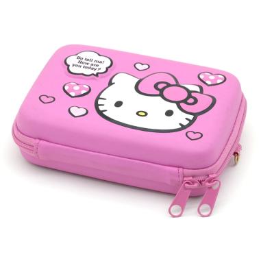 China Water/shock/dirt proof OEM EVA hard custom bag portable case for hello kitty handbag hello kitty bag&case for sale