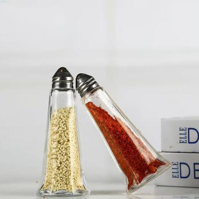 China Viable Wholesale Glass Spice Storage Factory Price Seasoning Bottle/Jar/Container/Tank for sale