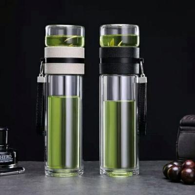 China Viable factory produced the best quality fancy glass water bottle for sale