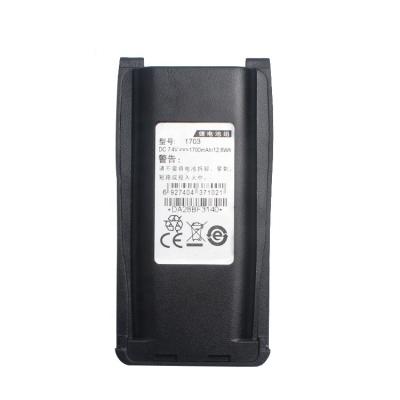 China Walkie Talkie Rechargeable Battery BL1703 7.4V Li-ion 1700mAh Fit For Hytera TC-700 T-C780 TC-780M TC-710 Walkie Talkie BL2102 BL2504 for sale