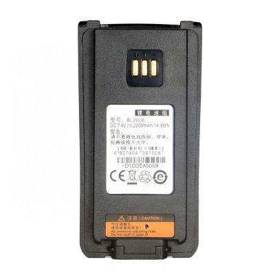 China Consumer Electronics 7.4V 2000mAh BL2006 BL2008 Li-ion Battery For Hytera PD700 PD700R PD700S PD750 PD780 Handheld Walkie Talkie for sale