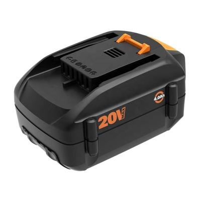 China Factory New 20-Volt 4.0-Amp Lithium-ion High Capacity Battery WA3575 WA3578 for Worx Garden and Power Tools for sale