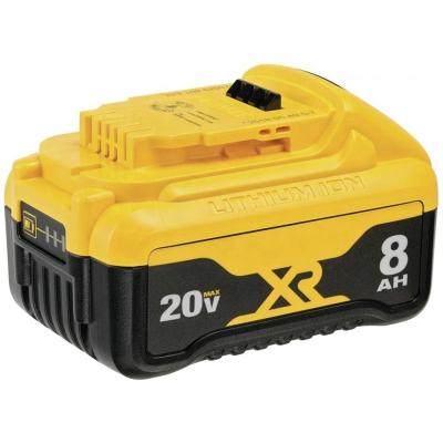 China Machine- Good Power XR 20-Volt High Max 8 Amp Hour Lithium Ion Battery DCB208 for Dewalt 20 Volt MAX Cordless Power Tool Drills for sale