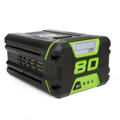 China Machine- The 80V 2.5Ah 2901702 rechargeable lithium-ion battery for Greenworks pro 80V cordless tools, string trimmer, leaf blower, chainsaw for sale