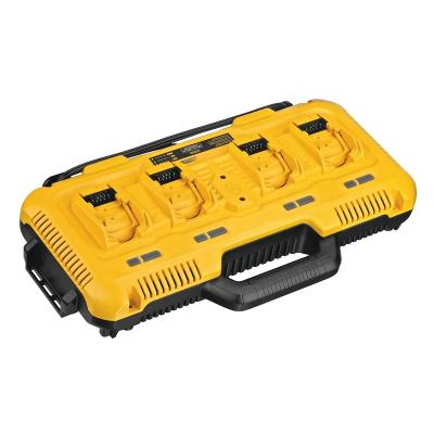 China Machine Tool New 20V Max 4-Port Fast Simultaneous Charger DCB104, Multiport from Factory for Dewalt 12V Max and 20V Max Battery for sale